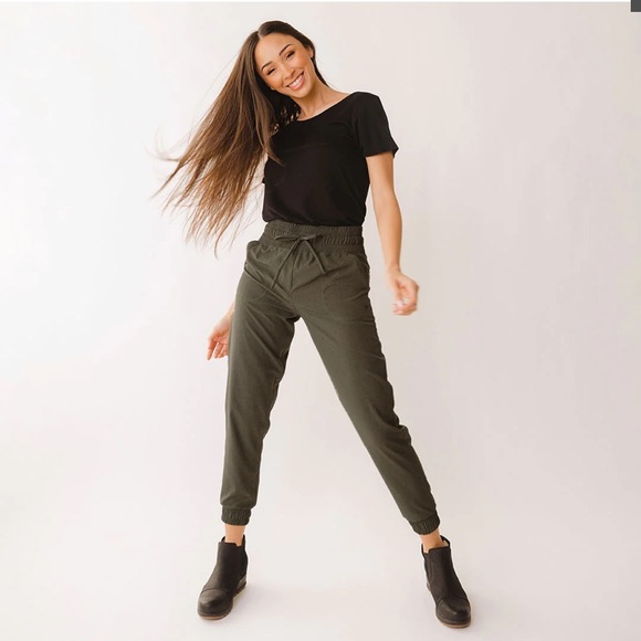 Albion DESTINATION JOGGERS, HEATHER GREEN - Picture 2 of 8